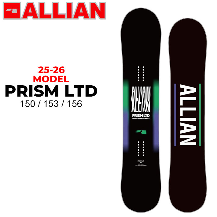 楽天市場】25-26 ALLIAN スノーボード アライアン PRISM LTD プリズム
