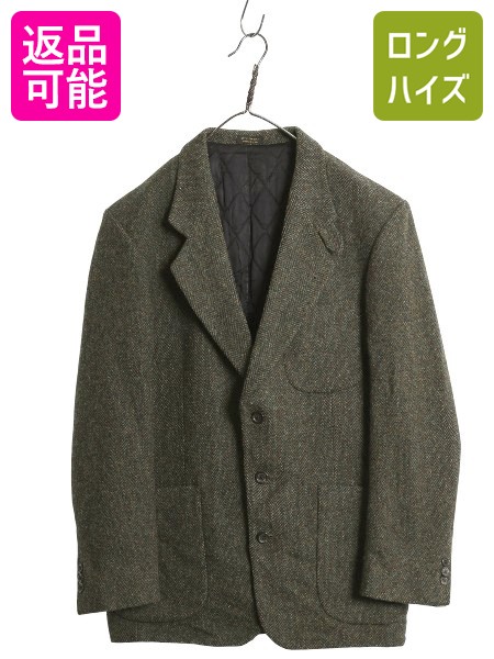 楽天市場】ツイード ジャケット（カラーカーキグリーン）（メンズ