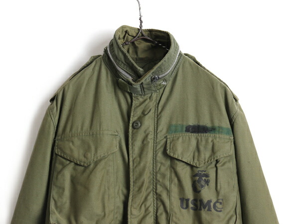 楽天市場】60's ビンテージ □ 米軍実物 USMC ステンシル M-65