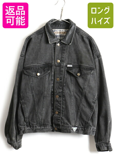 楽天市場】80's USA製 ビンテージ □ ゲス GUESS 襟 本革レザー 切替