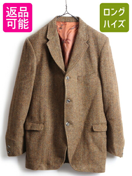 楽天市場】70s USA製 ビンテージ □ ハリスツイード ヘリンボーン 3