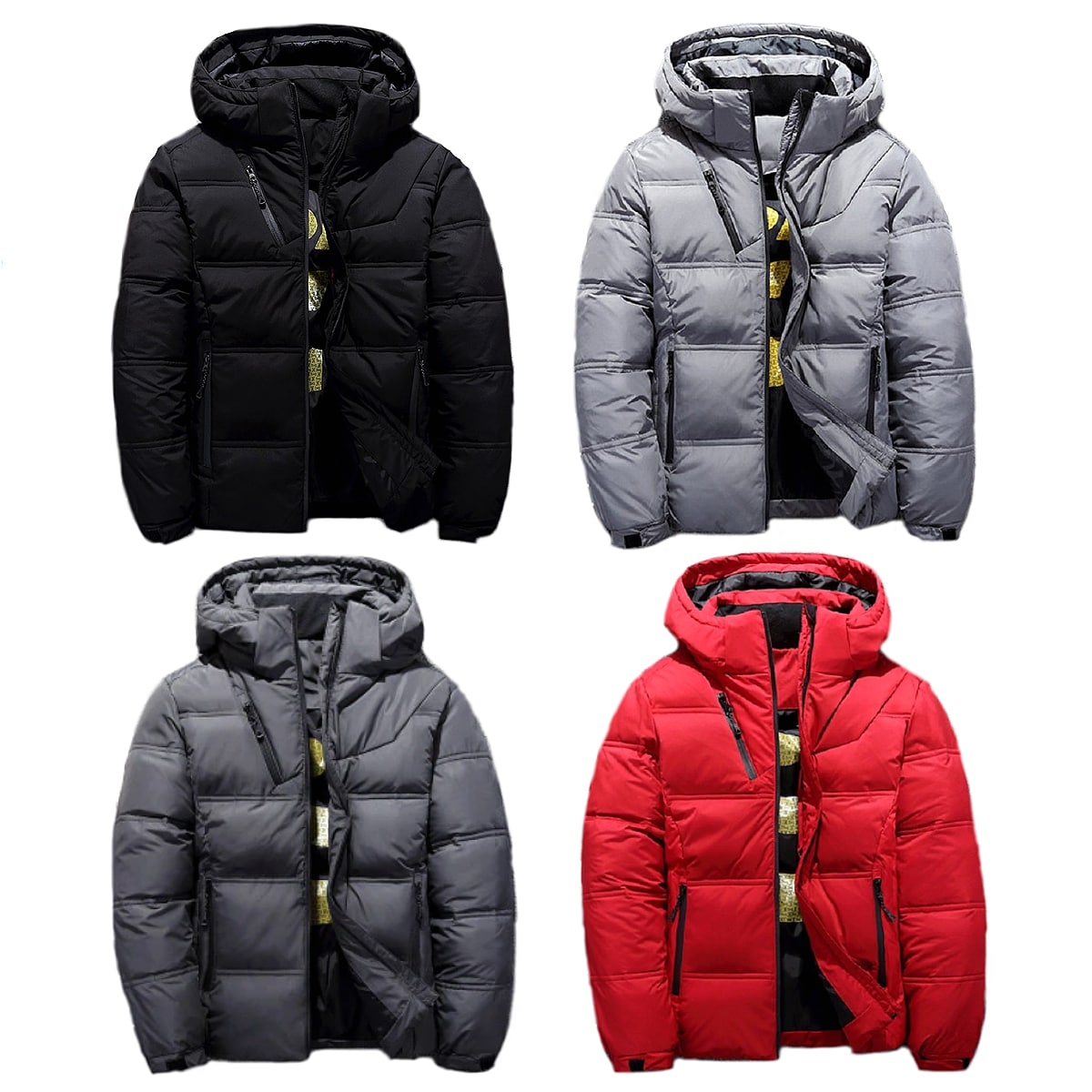 楽天市場】全4色! 5サイズ! [Men's Light Hooded White Duck Down