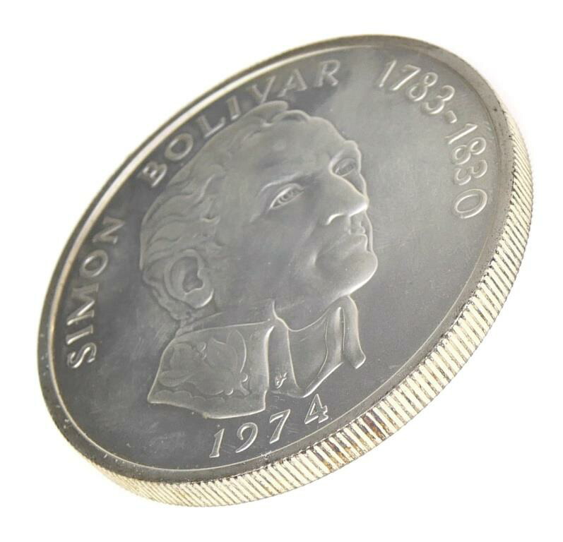 楽天市場】パナマ共和国 20バルボア銀貨 1974年 【中古】(65978