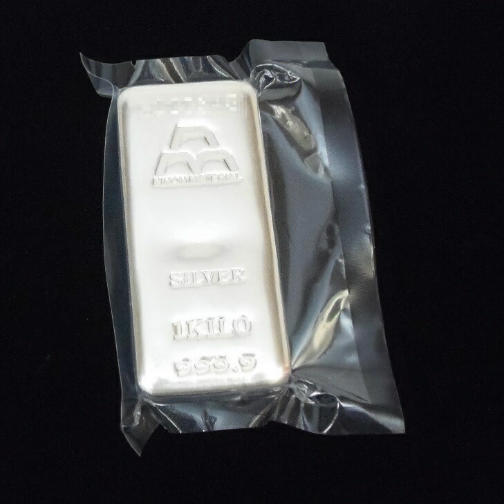 楽天市場】日本マテリアル 純銀 インゴット [桐箱付] 1000g(1kg