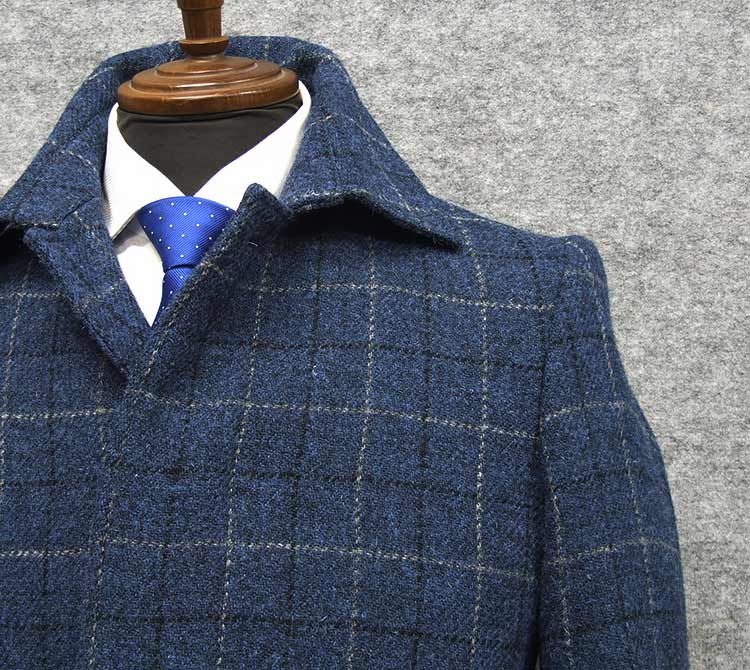 楽天市場】英国生地 [Harris Tweed]ハリスツイード ステンカラーコート