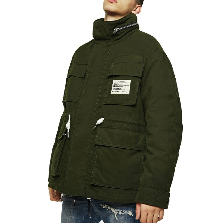楽天市場】□DIESEL ディーゼル メンズ□フード収納 キルティング裏地