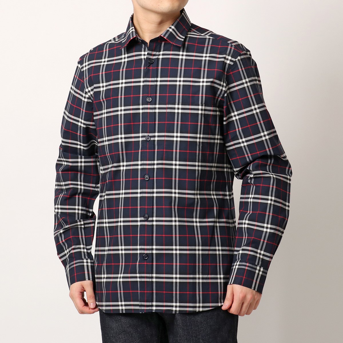 楽天市場】BURBERRY バーバリー 長袖 シャツ 8018640 メンズ チェック