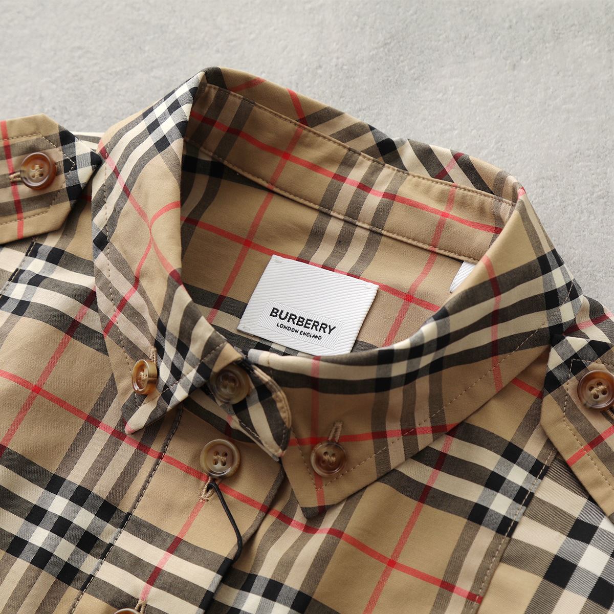 楽天市場】BURBERRY バーバリー シャツワンピース 8029535 レディース
