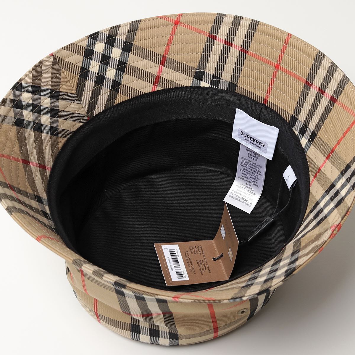 楽天市場】BURBERRY バーバリー バケットハット 8026927 8021508