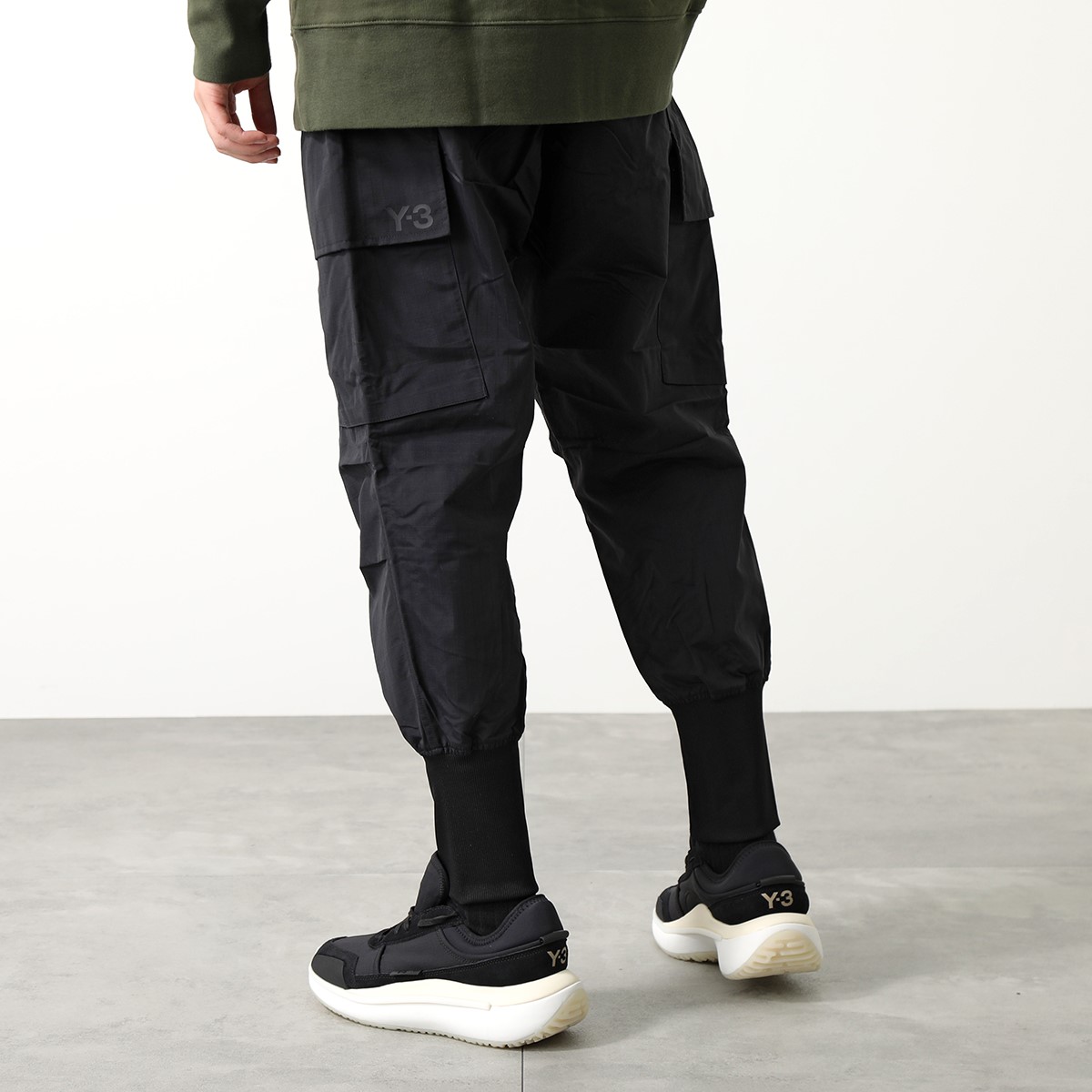 Y-3 カーゴパンツブラック
