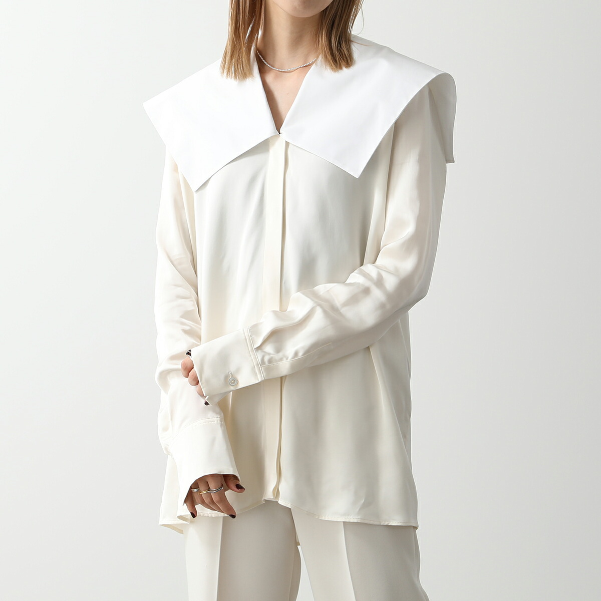 楽天市場】JIL SANDER ジルサンダー セーラーカラーシャツ J03DL0017