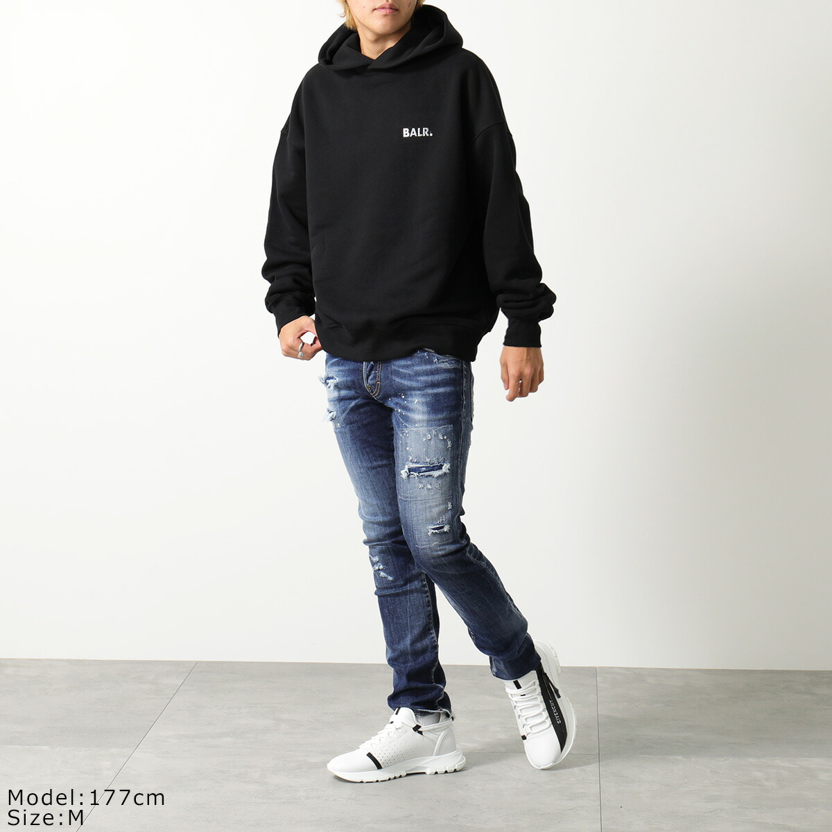 楽天市場】BALR. ボーラー パーカー Joey Box Satin Hoodie B1261.1076