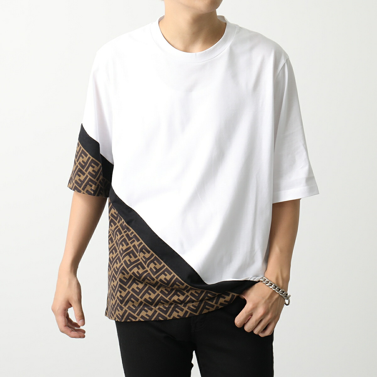 楽天市場】FENDI フェンディ 半袖 Tシャツ FAF682 AN68 メンズ