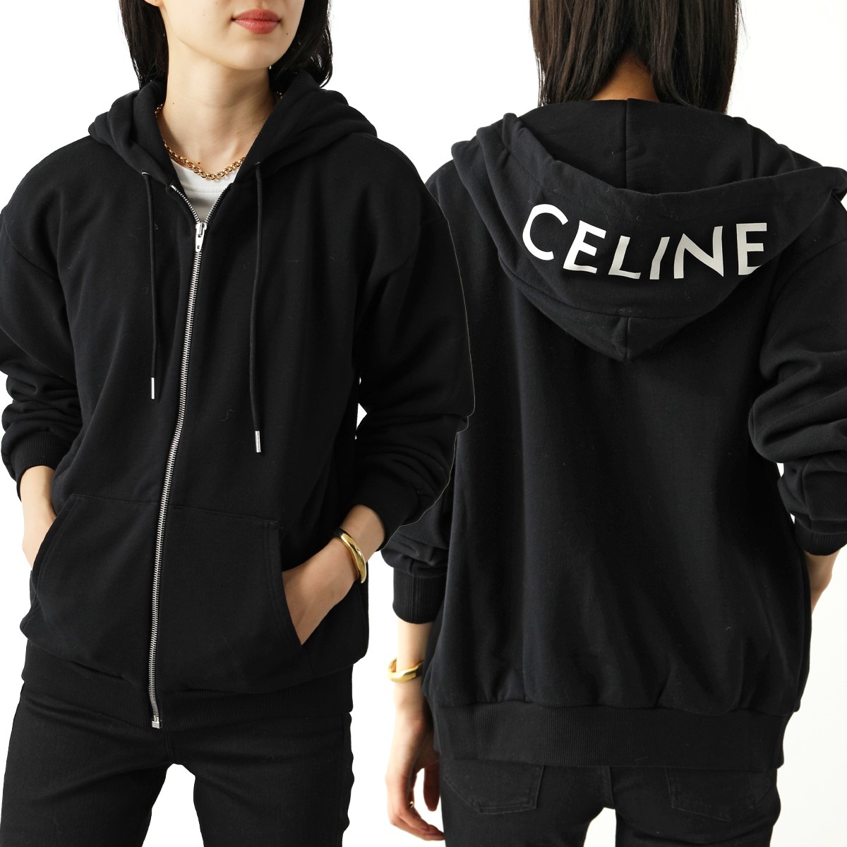 楽天市場】CELINE セリーヌ パーカー 2Y497670Q.38AW レディース