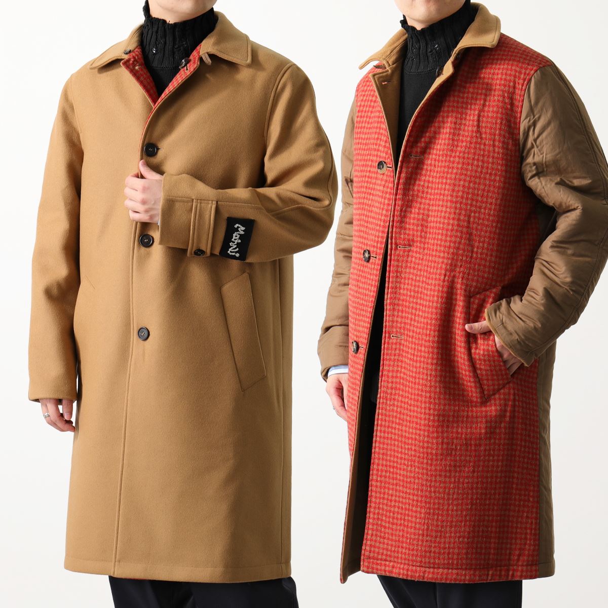 楽天市場】MARNI マルニ ステンカラーコート TUMU0049BQ UTW955 メンズ