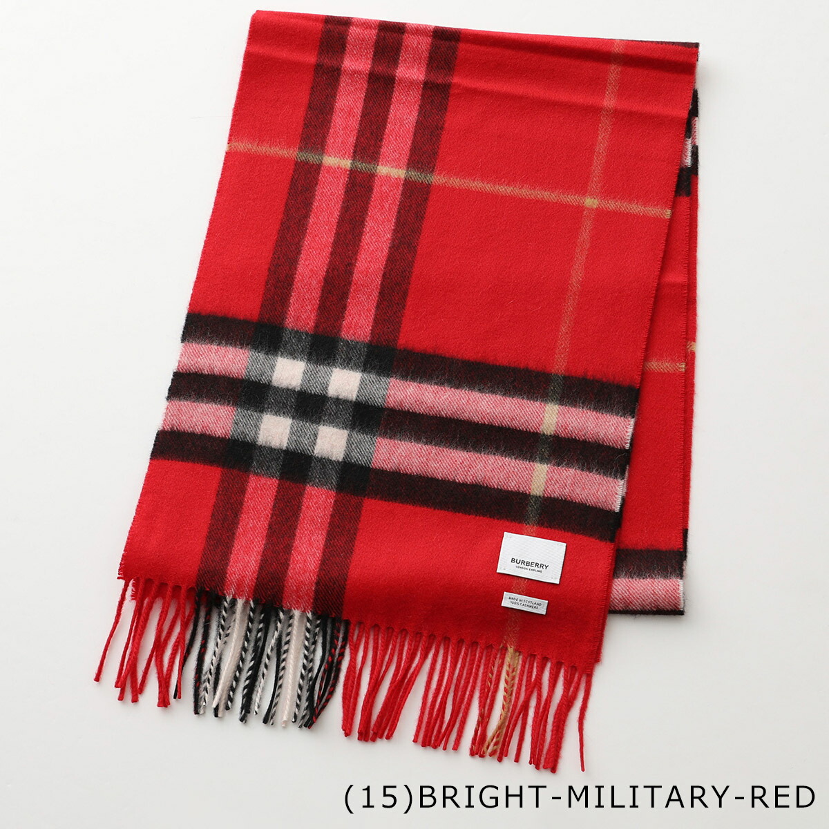 楽天市場】BURBERRY バーバリー マフラー チェック カシミアスカーフ