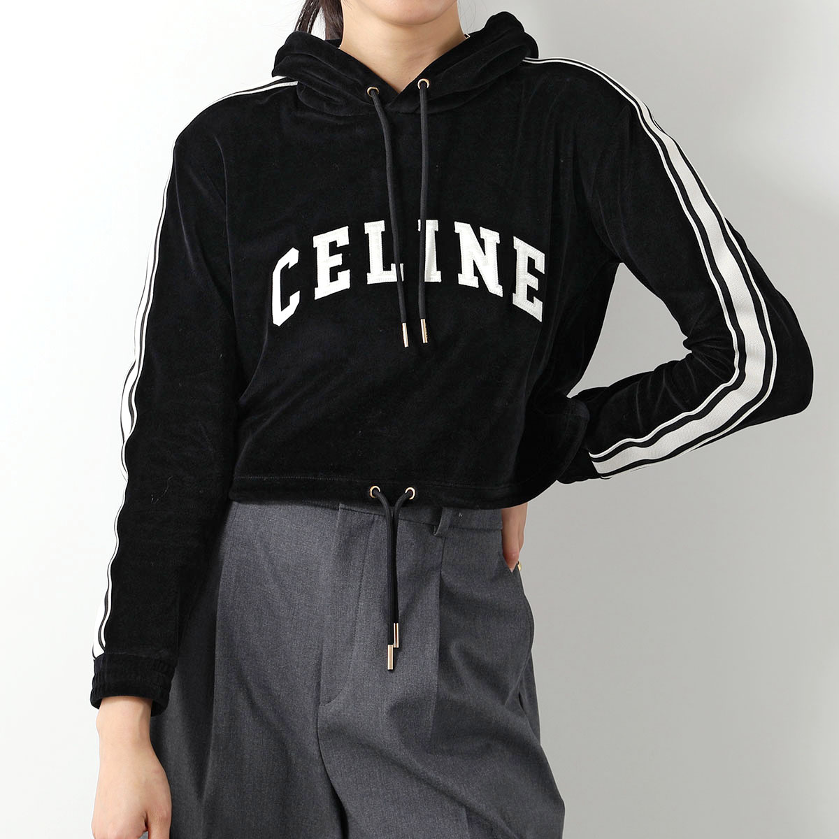 楽天市場】CELINE セリーヌ パーカー 2Y12C748Q.38AW レディース プル