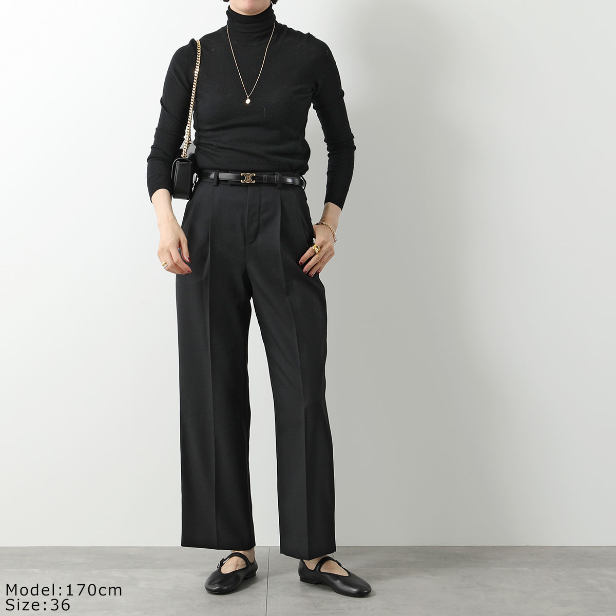 楽天市場】CELINE セリーヌ スラックスパンツ MARGARET マーガレット