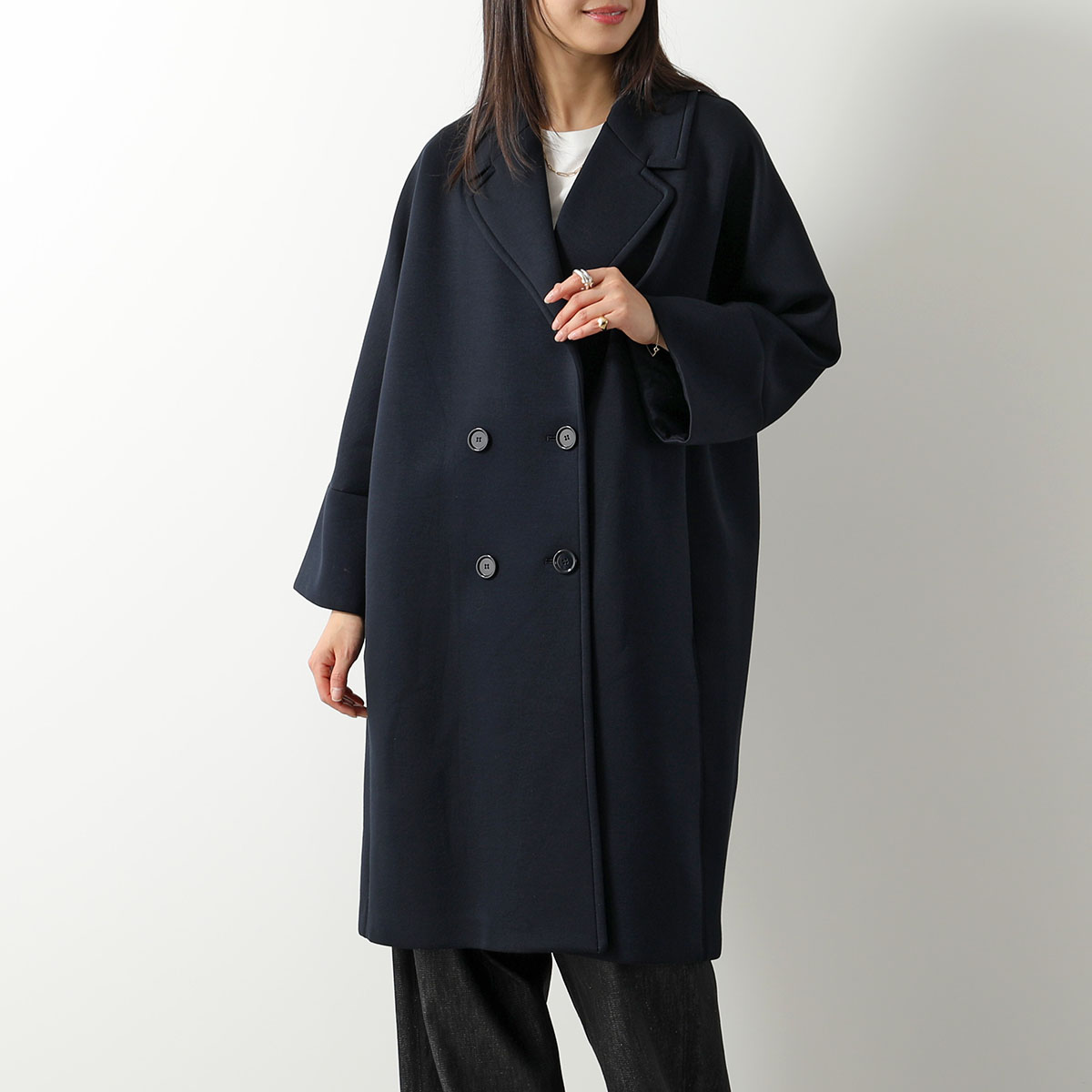 美品マックスマーラダブルチェスターコート ゴージャス◎Max Mara☆最