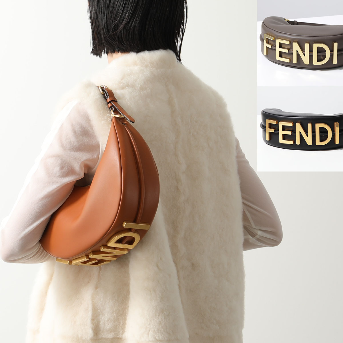 楽天市場】FENDI フェンディ ハンドバッグ GRAPHY SMALL グラフィ
