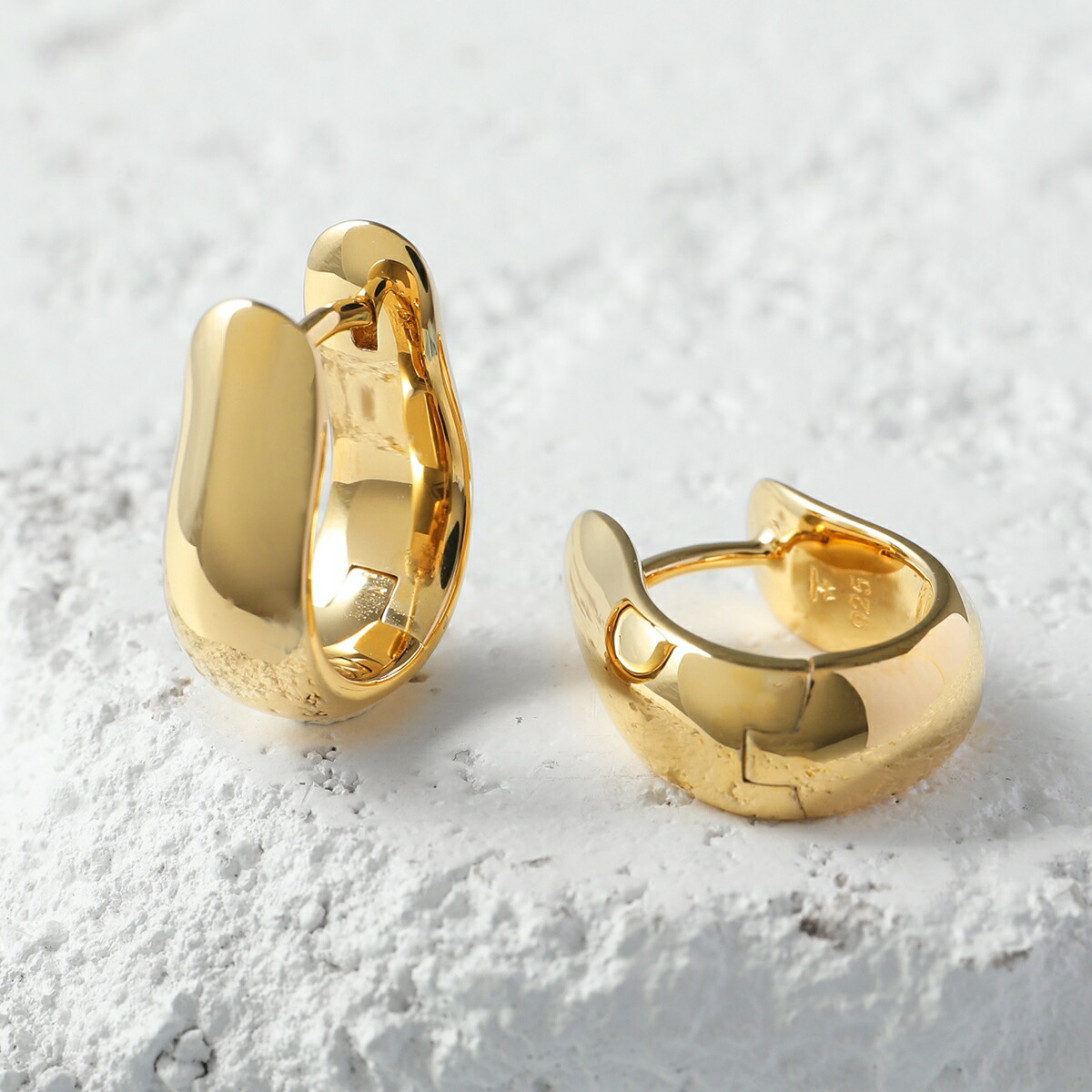 楽天市場】TOMWOOD トムウッド フープピアス Oyster Hoops Small Gold