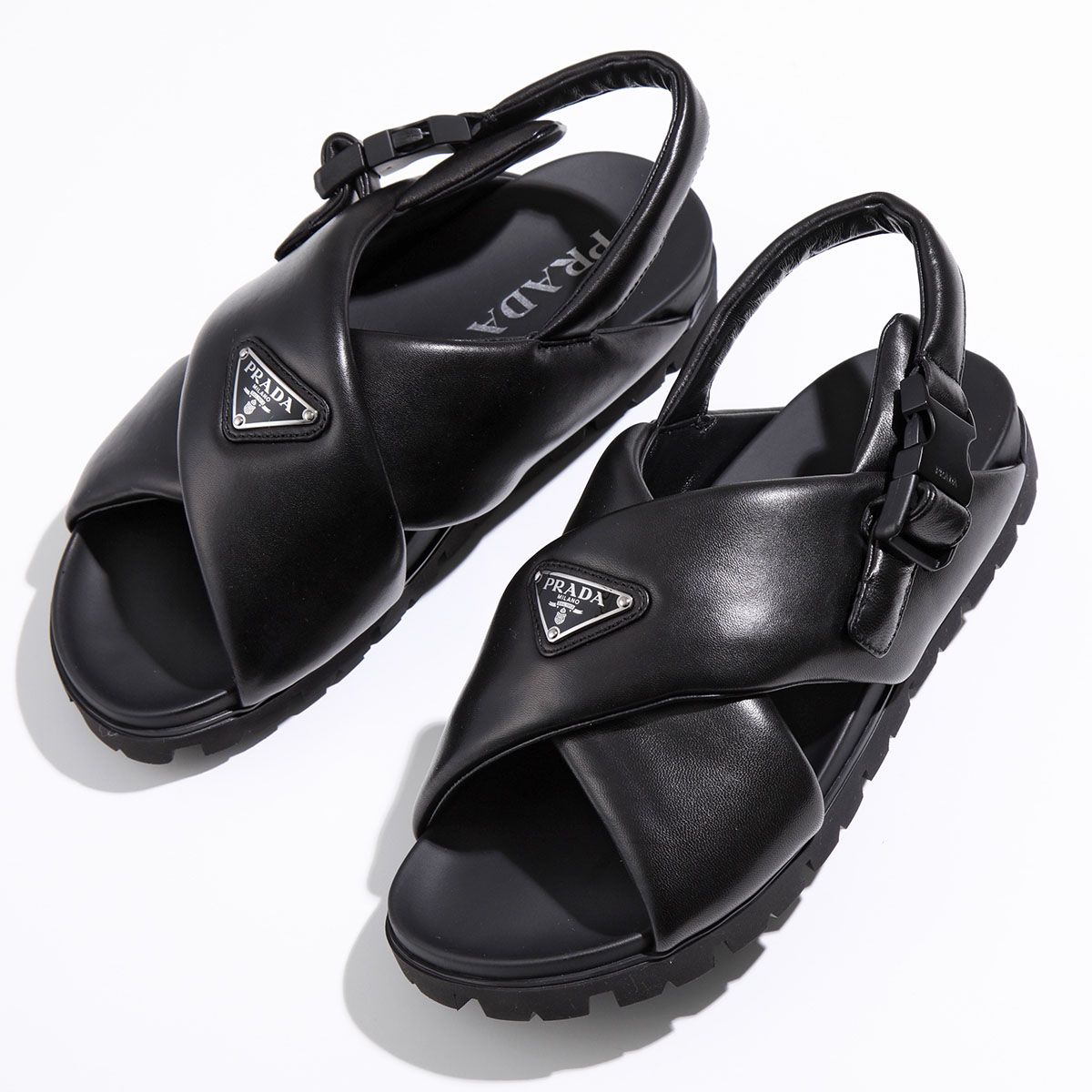 楽天市場】PRADA プラダ サンダル モノリス 2X3089 2DL8 メンズ
