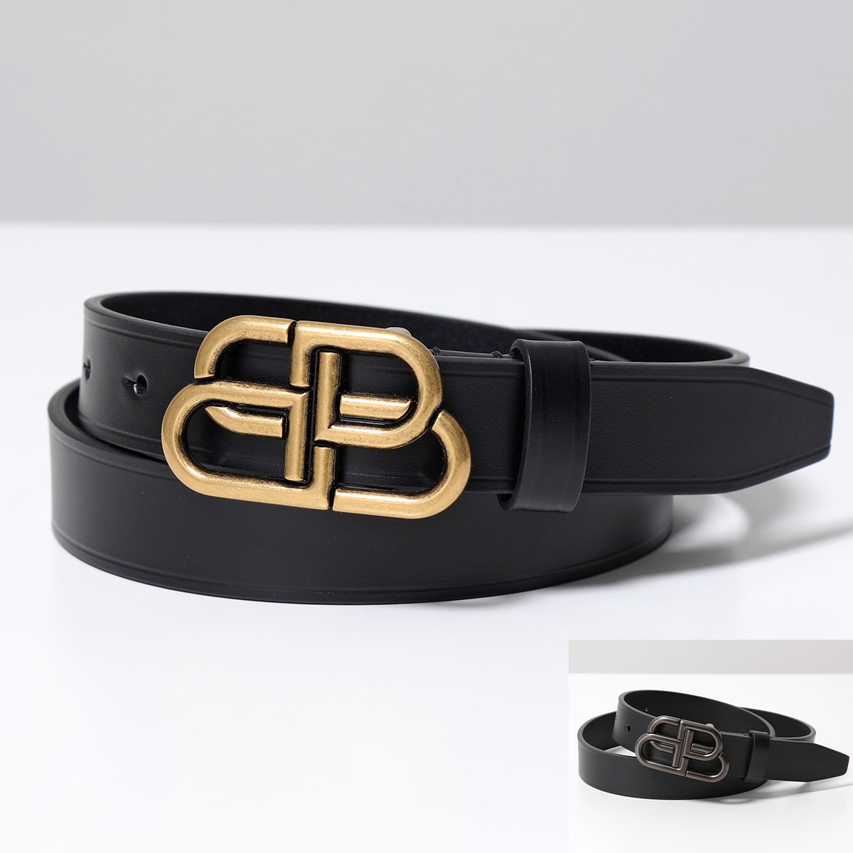 楽天市場】BALENCIAGA バレンシアガ ベルト BB THIN BELT 581690 1CH04