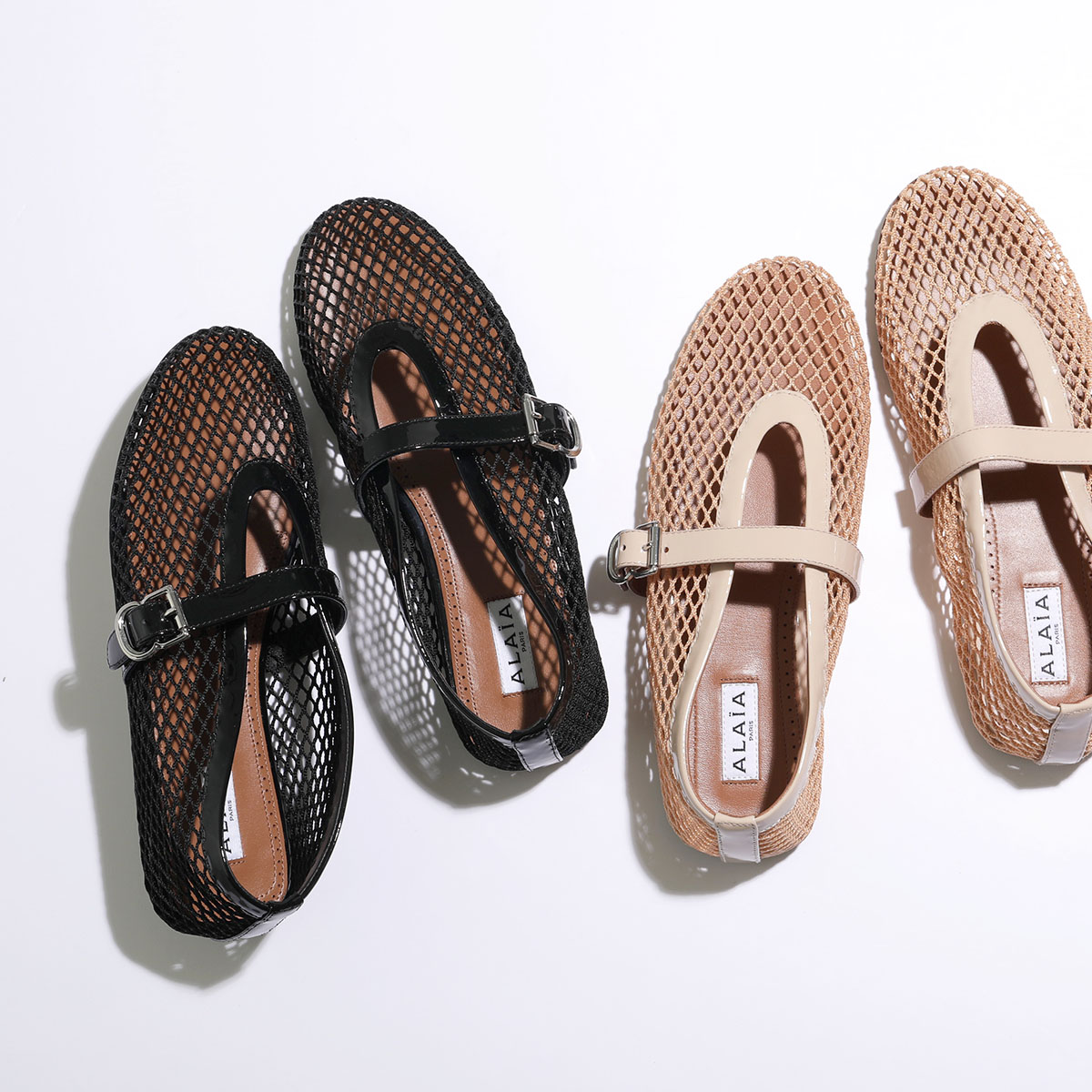 最大2万円OFFクーポン対象・2/18限定】ALAIA アライア バレエシューズ