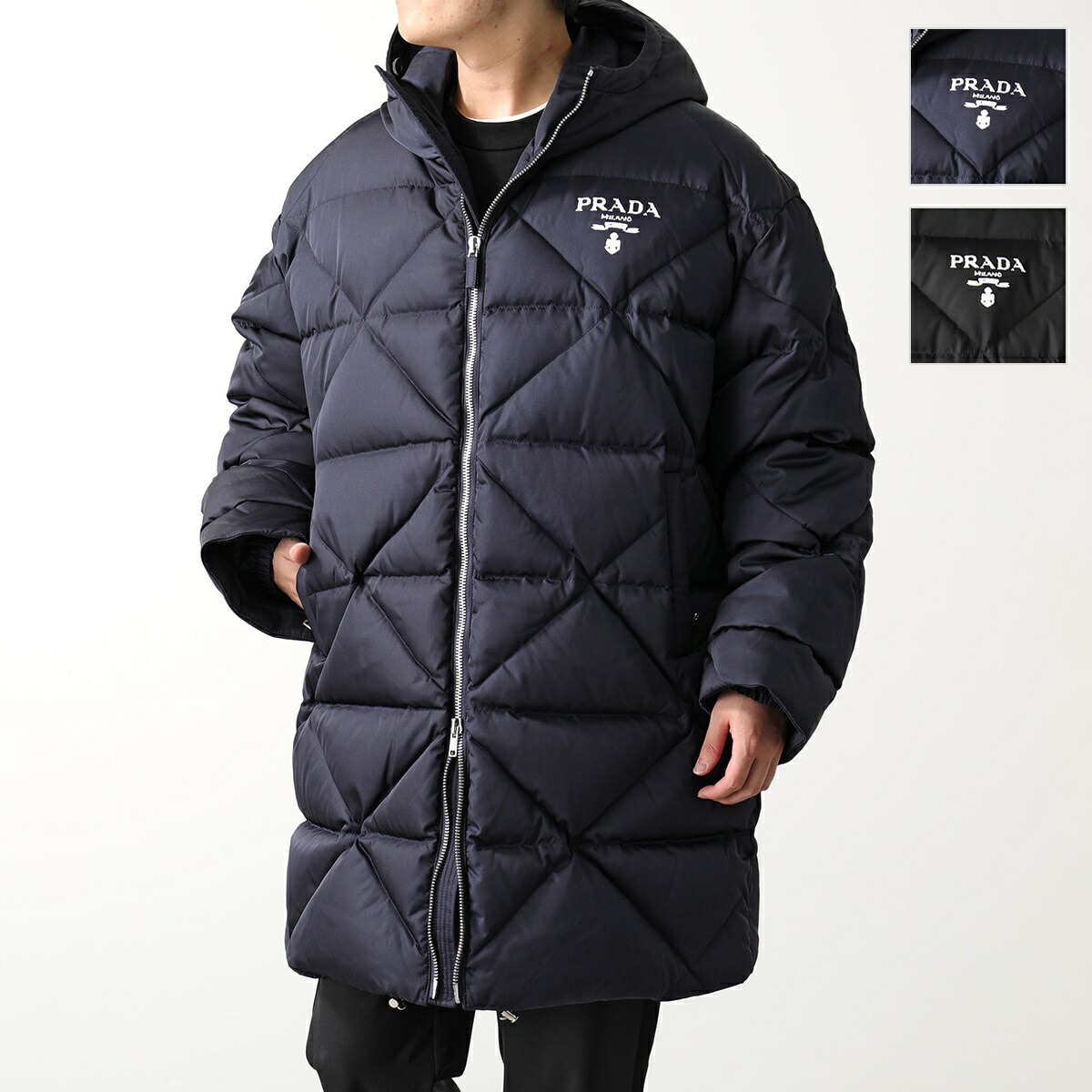 楽天市場】PRADA プラダ ダウンコート Re-Nylon リナイロン SGC042