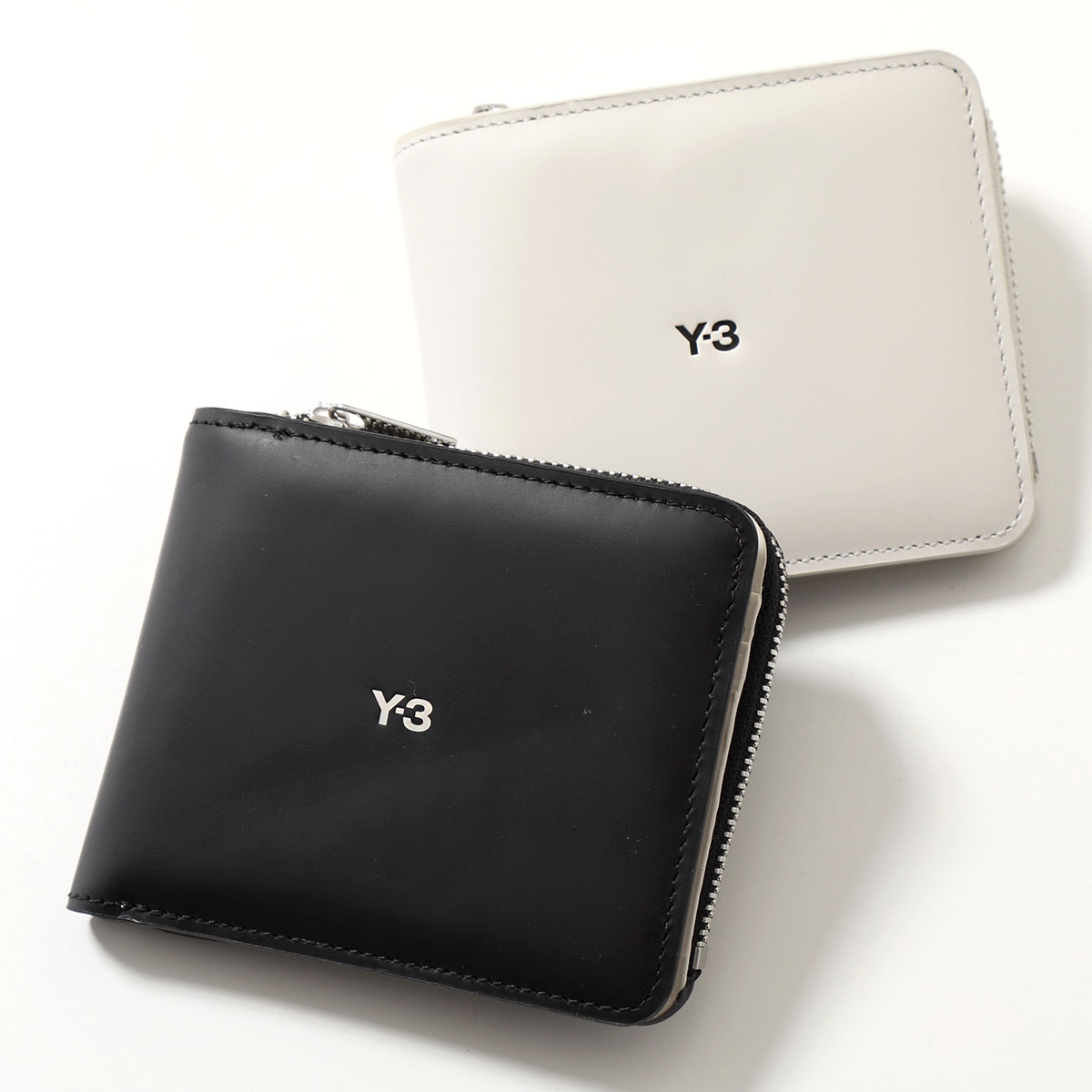 楽天市場】Y-3 ワイスリー 二つ折り財布 IJ9887 IJ9888 メンズ レザー