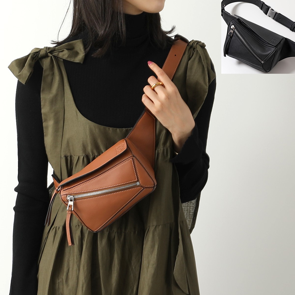 楽天市場】LOEWE ロエベ ボディバッグ PUZZLE MINI パズル バムバッグ