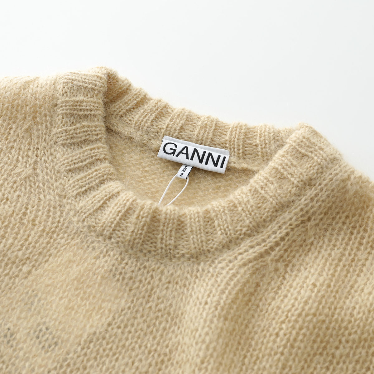 楽天市場】GANNI ガニー ニット Mohair O-neck Pullover K1918 2597