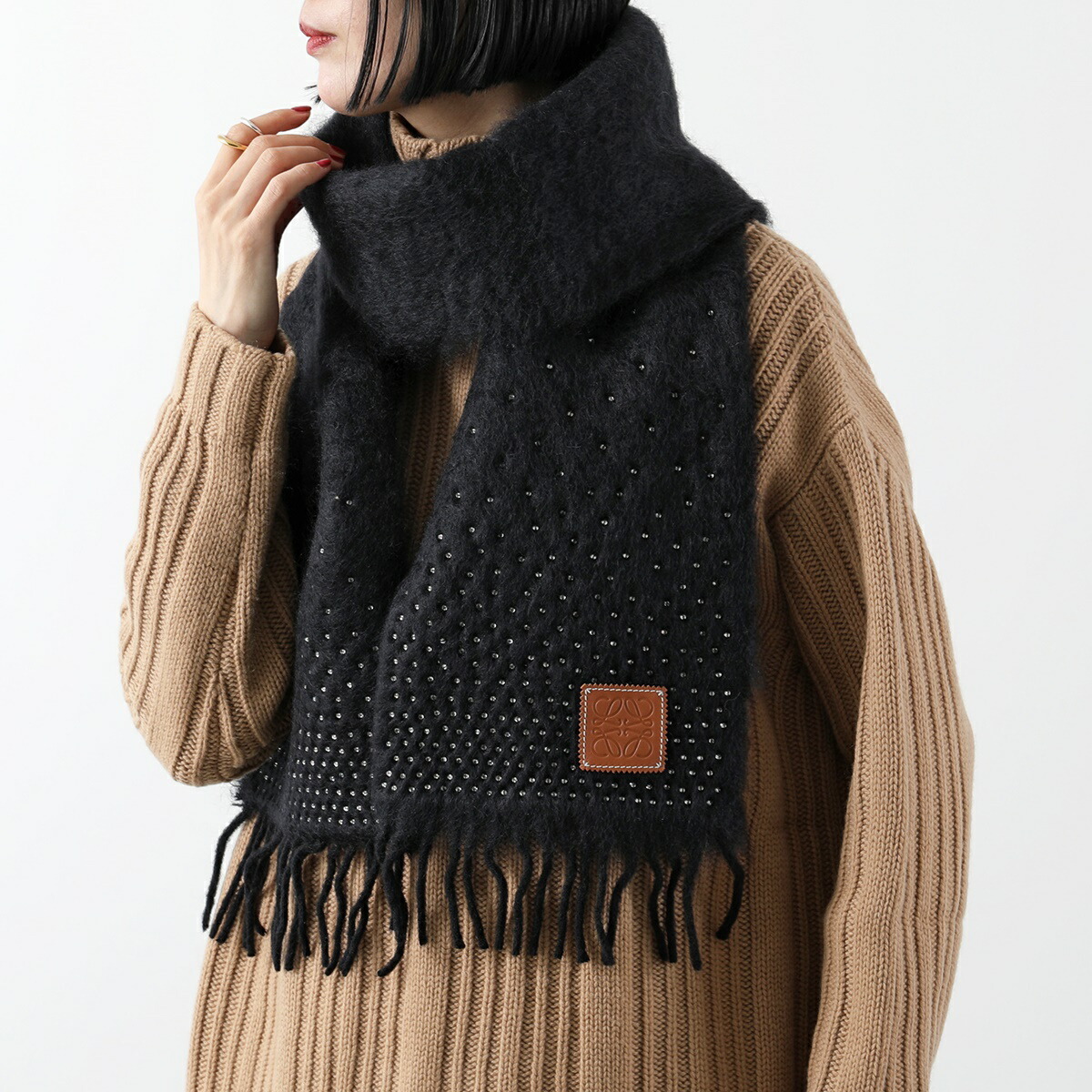 楽天市場】LOEWE ロエベ マフラー 185×23 F540257X01 レディース