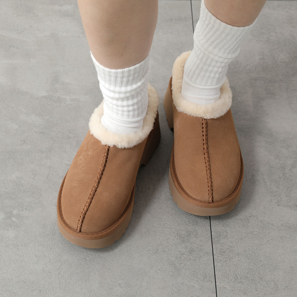 楽天市場】UGG アグ スリッポン W NEW HEIGHTS COZY CLOG ニュー