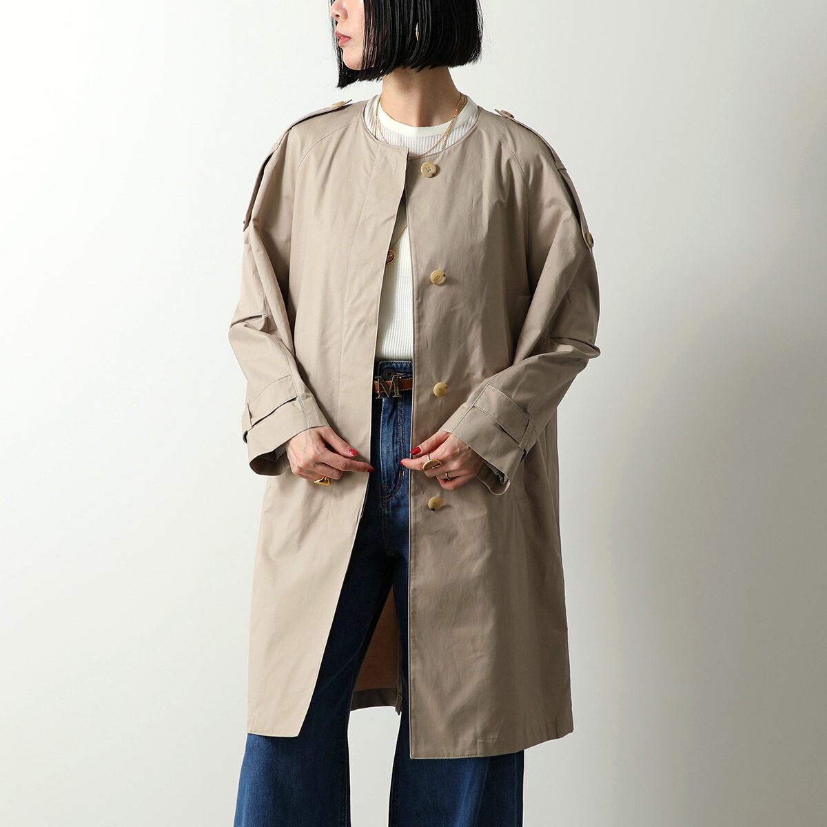 楽天市場】Max Mara The Cube マックスマーラ ザ・キューブ トレンチ