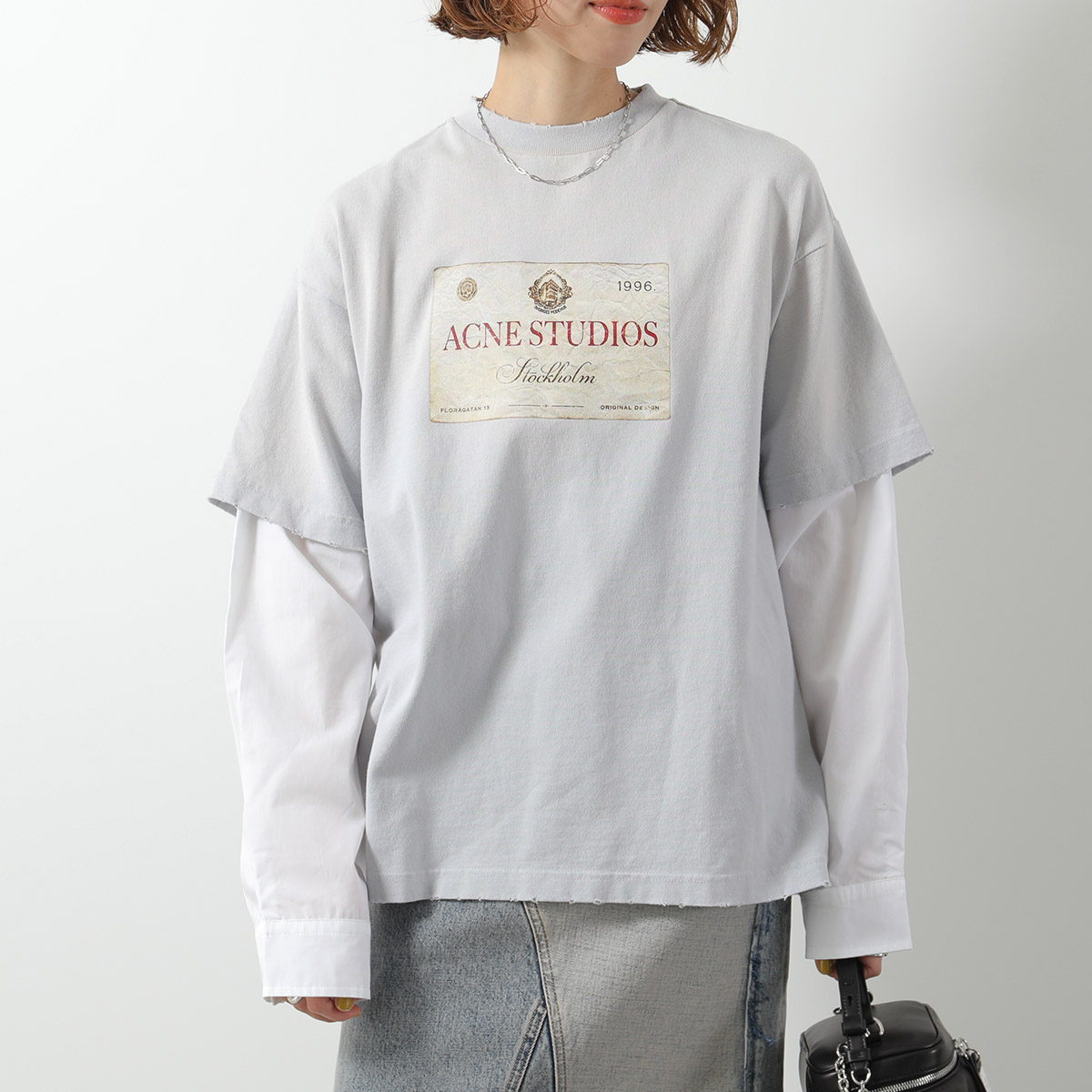 楽天市場】Acne Studios アクネストゥディオズ Tシャツ CL0322 FN-UX