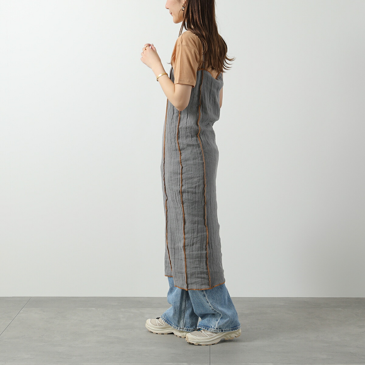 楽天市場】BASERANGE ベースレンジ ワンピース SHOK SLIP DRESS DRSKS