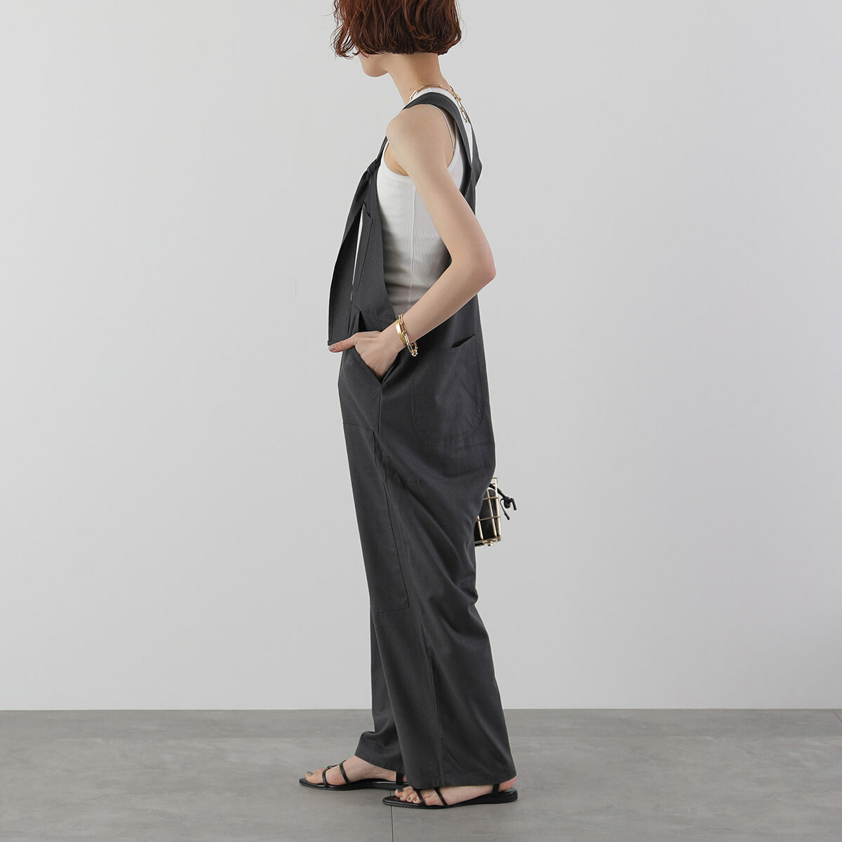楽天市場】BASERANGE ベースレンジ サロペット GREN OVERALLS JUGRO WS