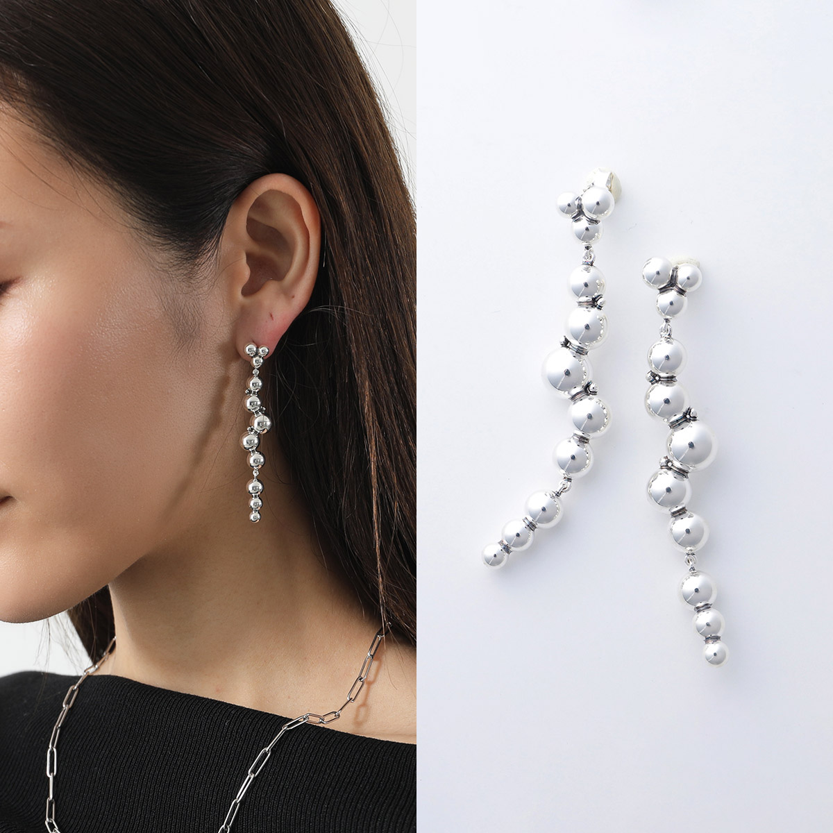 楽天市場】GEORG JENSEN ジョージ ジェンセン ピアス MOONLIGHT GRAPES