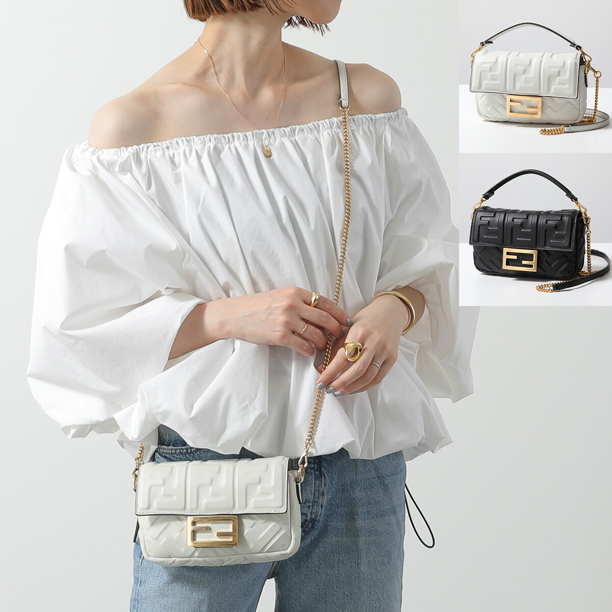 楽天市場】FENDI フェンディ ショルダーバッグ BAGUETTE MINI バゲット