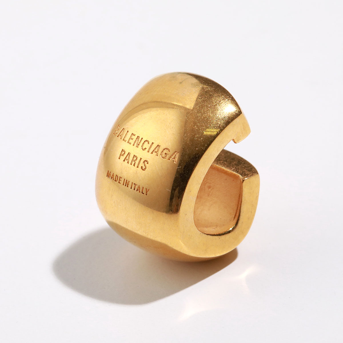 楽天市場】BALENCIAGA バレンシアガ イヤーカフ PLATED EAR CUFF