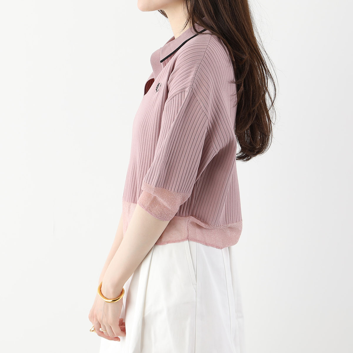 楽天市場】FRED PERRY フレッドペリー ニットトップス SHEER TRIM