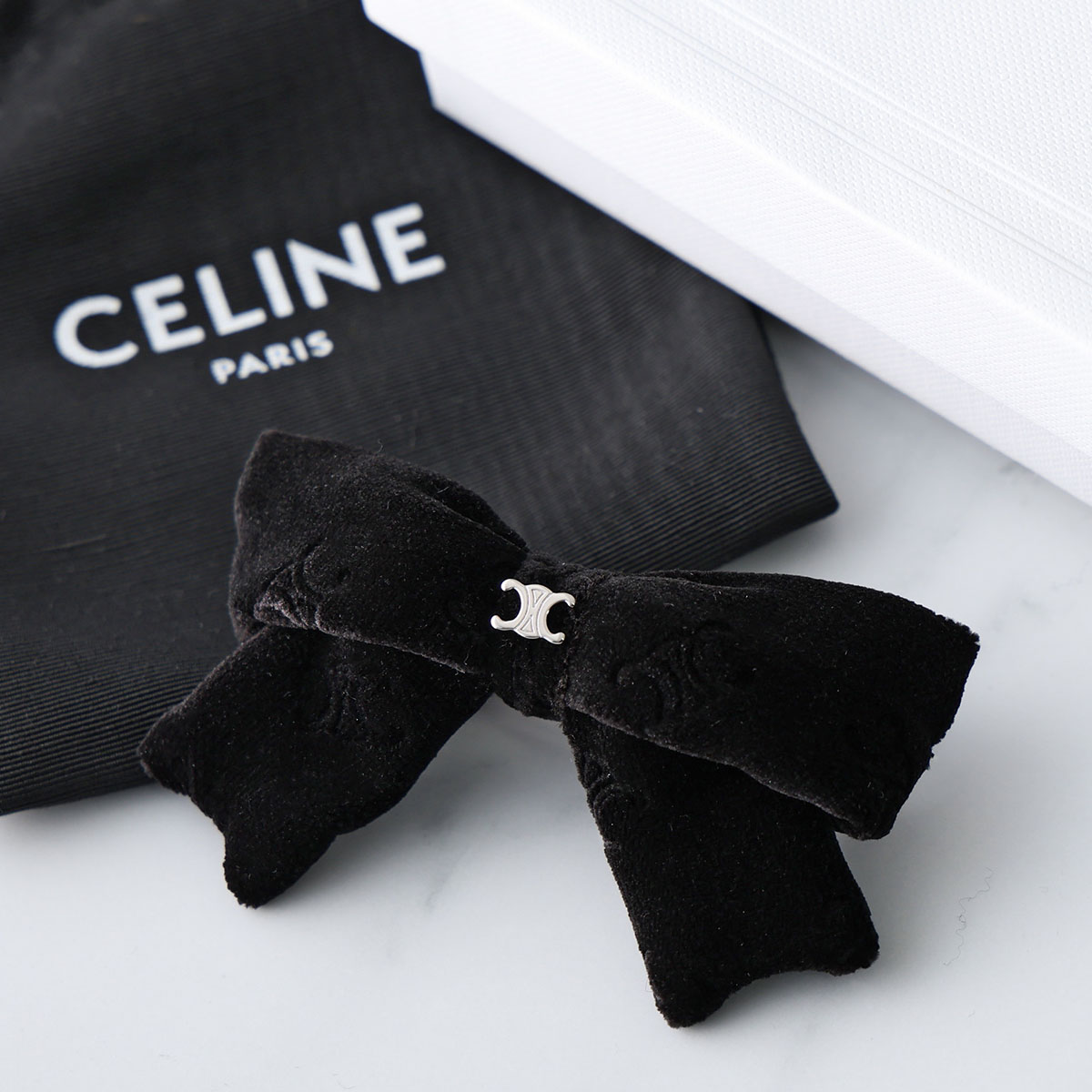 楽天市場】CELINE セリーヌ ヘアクリップ 461QB2BPO.38NS レディース