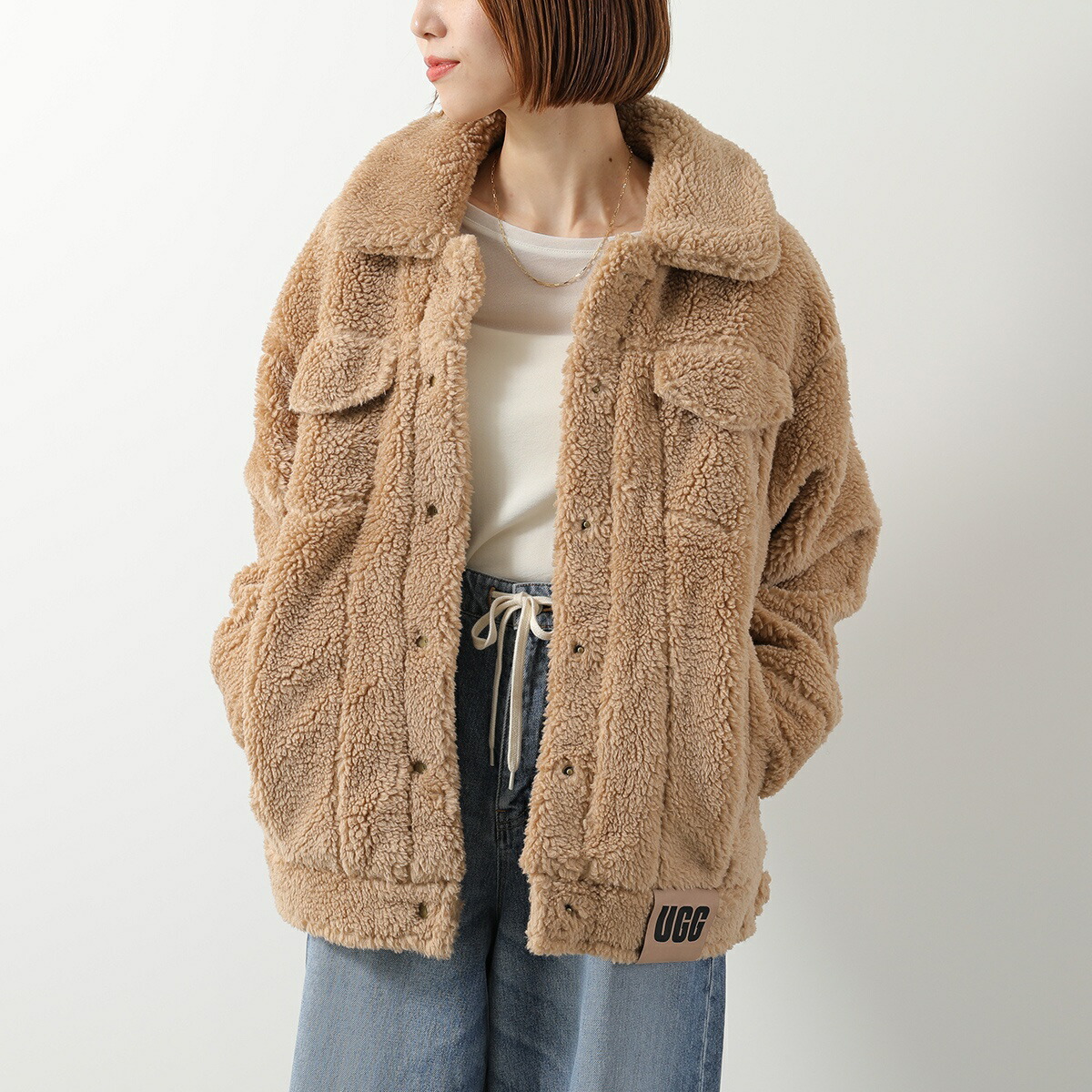 楽天市場】UGG アグ ボアジャケット W FRANKIE SHERPA TRUCKER JACKET
