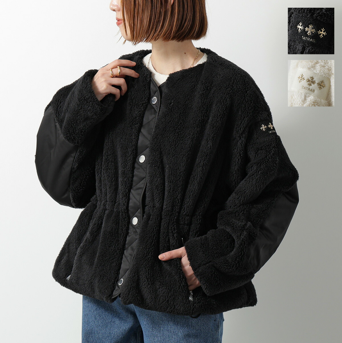 楽天市場】TATRAS タトラス ボア ブルゾン ANNABELLA アナベラ