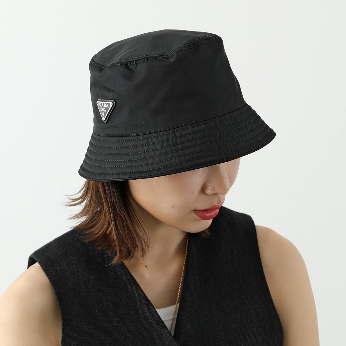 楽天市場】PRADA プラダ バケットハット レディース 1HC137 2DMI