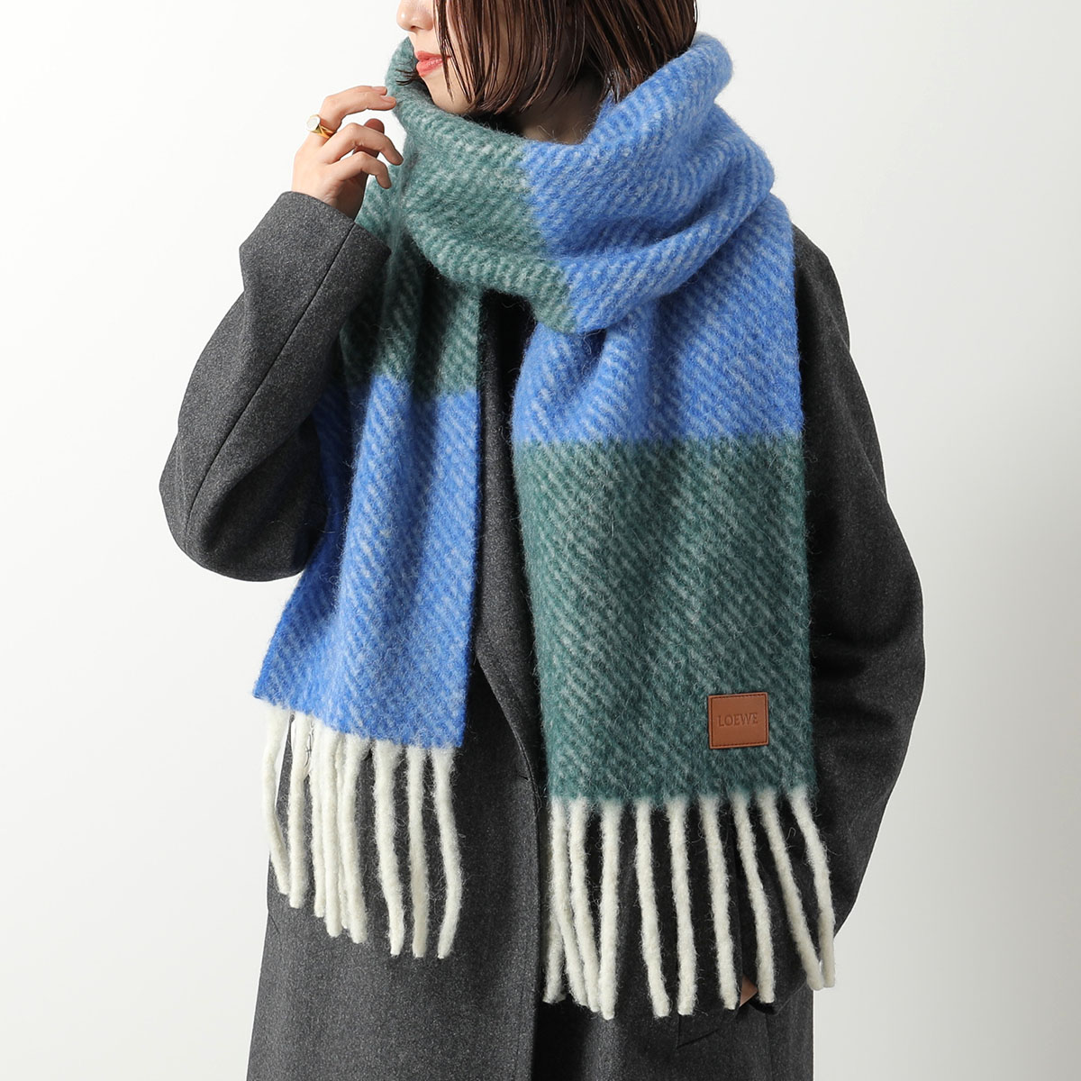 楽天市場】LOEWE ロエベ マフラー FSA6SS2W01 レディース アルパカ