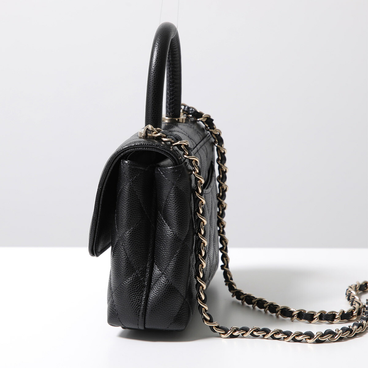 楽天市場】CHANEL シャネル ショルダーバッグ ミニミニ ココハンドル