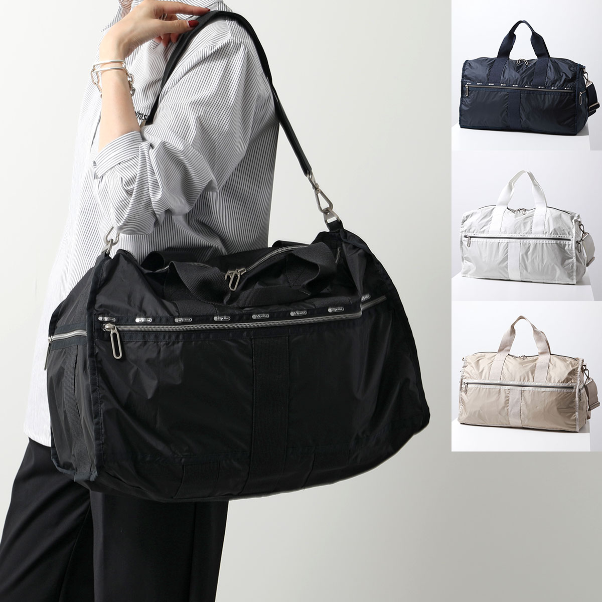 楽天市場】LeSportsac レスポートサック ボストンバッグ CR LARGE