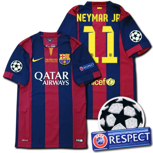 楽天市場】14/15 FCバルセロナ #11 NEYMAR JR ネイマール CL決勝仕様